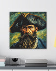 Canvas Gallery print "Blackbeard the Pirate"