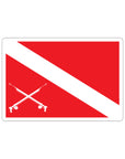 Sticker - Dive Flag / Spear Guns