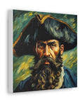 Canvas Gallery print "Blackbeard the Pirate"