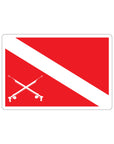 Sticker - Dive Flag / Spear Guns