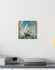 Canvas Gallery print "Salvador's Sailboat" (Not by Salvador Dali)