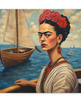 Canvas Gallery print "Frida's Sailboat" (Not by Frida Kahlo)