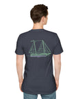 Adult Tee - Danger Charters / Mint and Lavender Logo