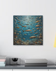 Canvas Gallery print "Fishies"