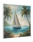 Canvas Gallery print "Sailboat paradise"