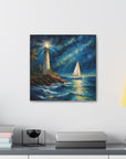 Canvas Gallery print "Night Lights"