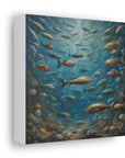 Canvas Gallery print "Fishies"