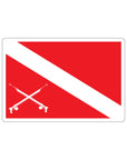 Sticker - Dive Flag / Spear Guns