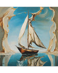 Canvas Gallery print "Salvador's Sailboat" (Not by Salvador Dali)