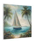 Canvas Gallery print "Sailboat paradise"