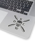 Sticker - Black Skull and cross-paddles