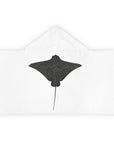 Beach Towel (Hooded) - Spotted Eagle Ray