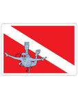 Sticker - Dive Flag / Diver