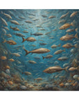Canvas Gallery print "Fishies"