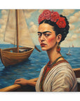 Canvas Gallery print "Frida's Sailboat" (Not by Frida Kahlo)