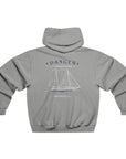 Danger Charters Hoody - White/Blue Sail back
