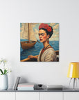 Canvas Gallery print "Frida's Sailboat" (Not by Frida Kahlo)