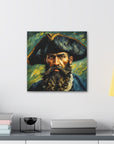 Canvas Gallery print "Blackbeard the Pirate"