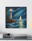 Canvas Gallery print "Night Lights"