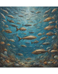 Canvas Gallery print "Fishies"