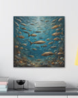 Canvas Gallery print "Fishies"