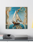 Canvas Gallery print "Salvador's Sailboat" (Not by Salvador Dali)