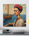 Canvas Gallery print "Frida's Sailboat" (Not by Frida Kahlo)