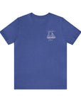 Adult Tee - Danger Compass White / Blue
