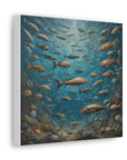 Canvas Gallery print "Fishies"