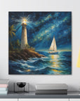 Canvas Gallery print "Night Lights"