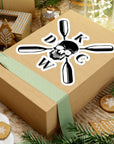 Sticker - Black Skull and cross-paddles