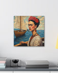 Canvas Gallery print "Frida's Sailboat" (Not by Frida Kahlo)
