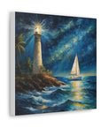 Canvas Gallery print "Night Lights"