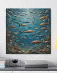 Canvas Gallery print "Fishies"