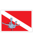 Sticker - Dive Flag / Diver