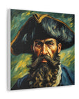 Canvas Gallery print "Blackbeard the Pirate"