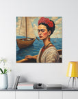 Canvas Gallery print "Frida's Sailboat" (Not by Frida Kahlo)