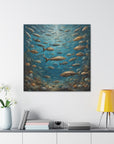 Canvas Gallery print "Fishies"