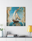 Canvas Gallery print "Salvador's Sailboat" (Not by Salvador Dali)