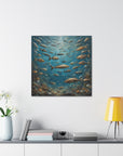 Canvas Gallery print "Fishies"