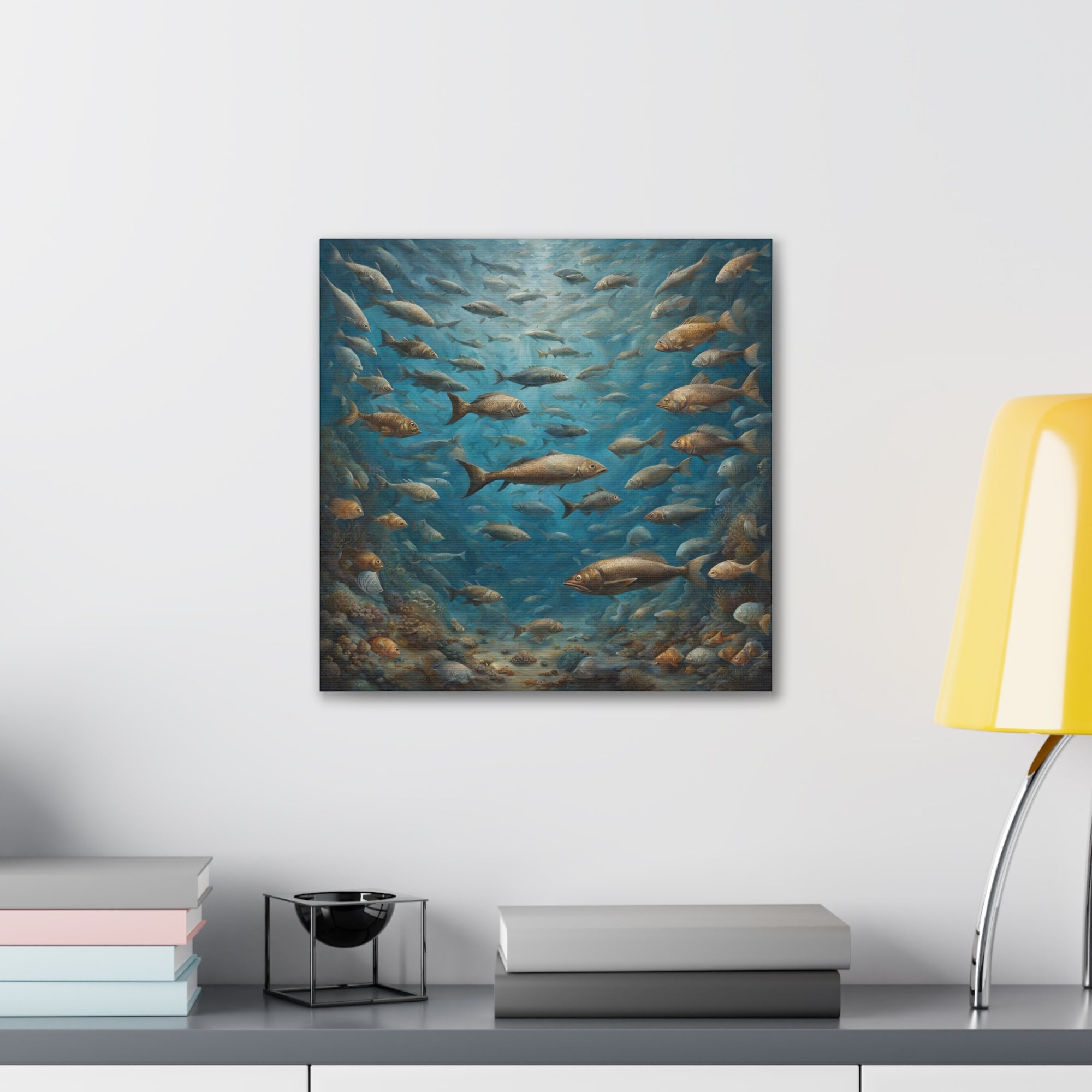 Canvas Gallery print &quot;Fishies&quot;