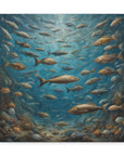Canvas Gallery print "Fishies"