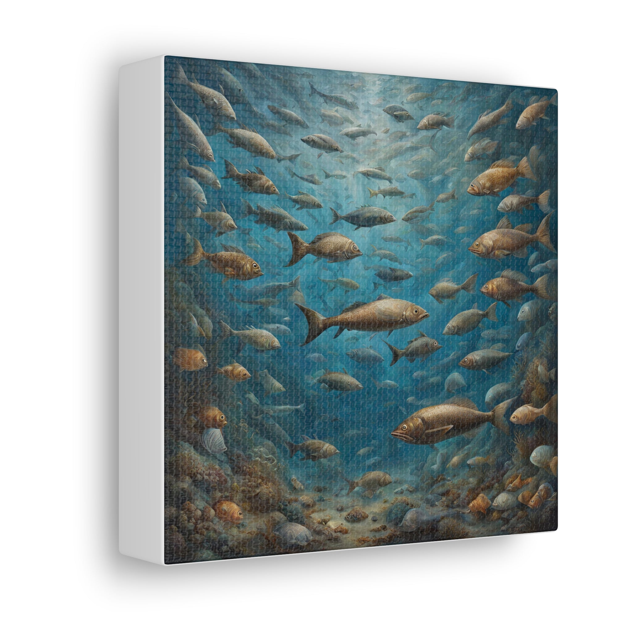 Canvas Gallery print &quot;Fishies&quot;