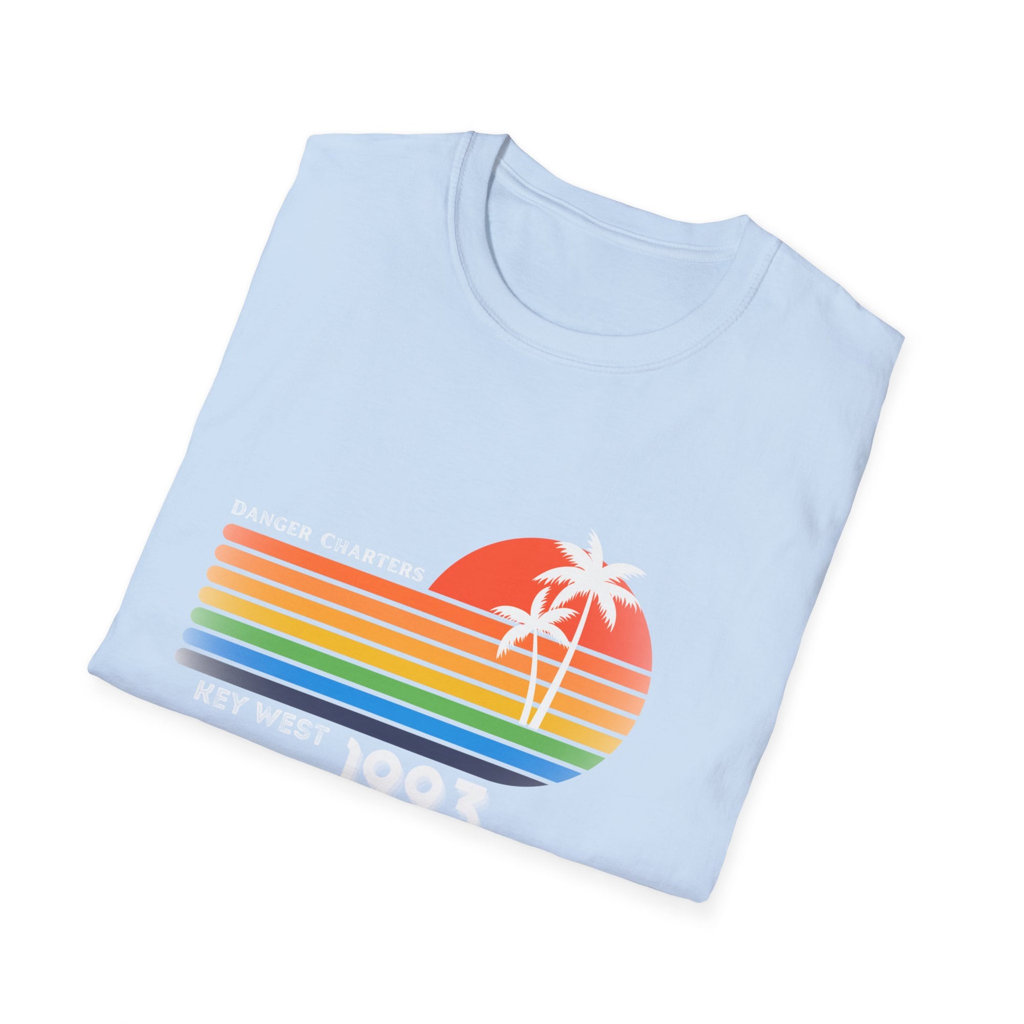 Sunset/Palms Unisex Softstyle T-Shirt