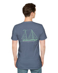 Adult Tee - Danger Charters / Mint and Lavender Logo