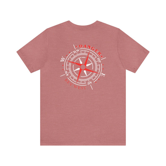 Adult Tee - Danger Charters Compass Back