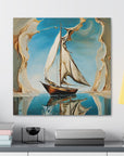 Canvas Gallery print "Salvador's Sailboat" (Not by Salvador Dali)