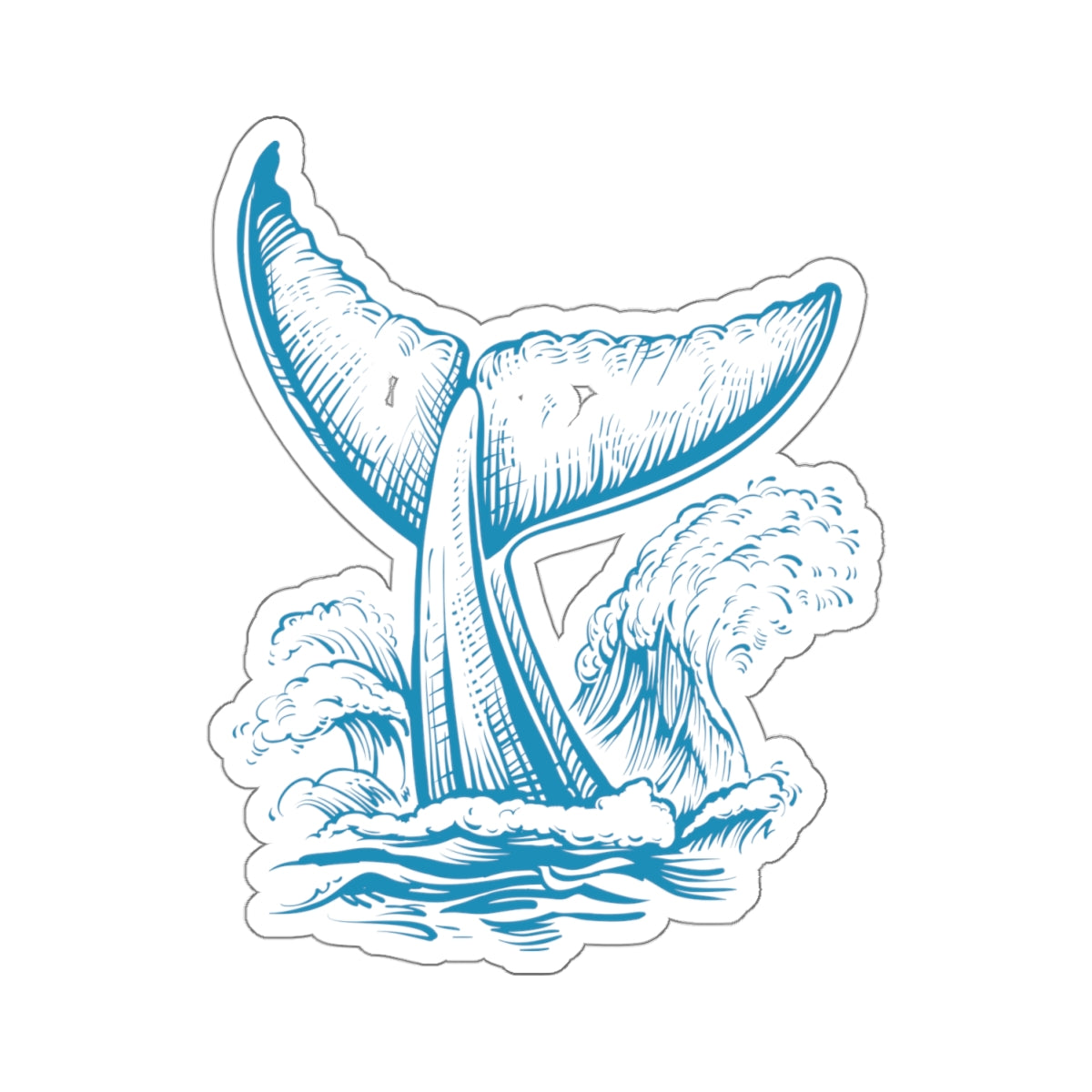 Sticker - Whale splash